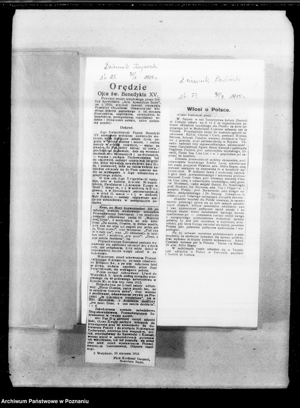 Obraz 5 z jednostki "Wiadomości wojenne z frontu walk [wycinki prasowe]"