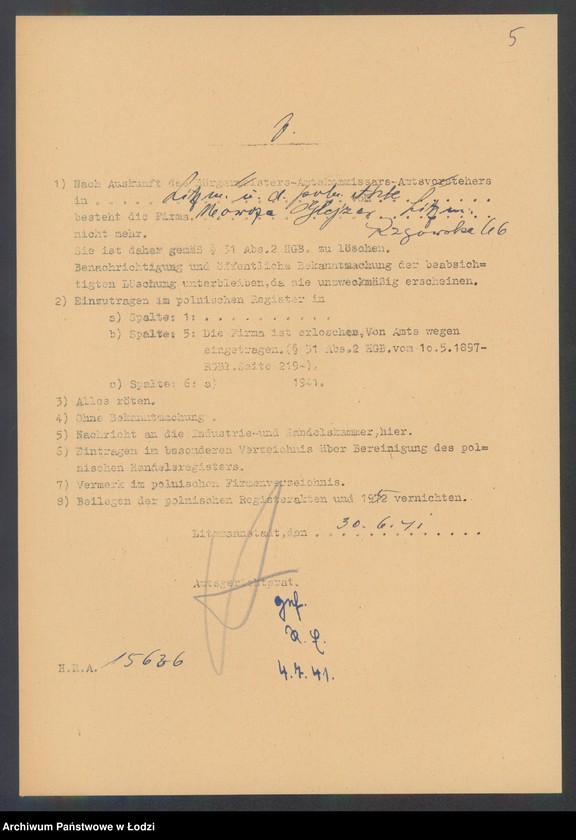 Obraz 7 z jednostki "Mowsza Glejzer – sprzedaż węgla i drzewa opałowego"