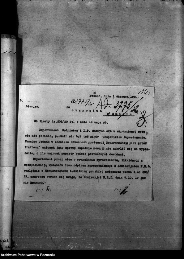 Obraz 16 z jednostki "Różne sprawy korespondencji małoznaczącej"