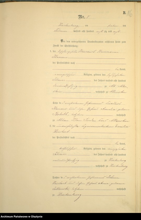 image.from.unit.number "Heiraths-Haupt-Register Nr 1 - 47"