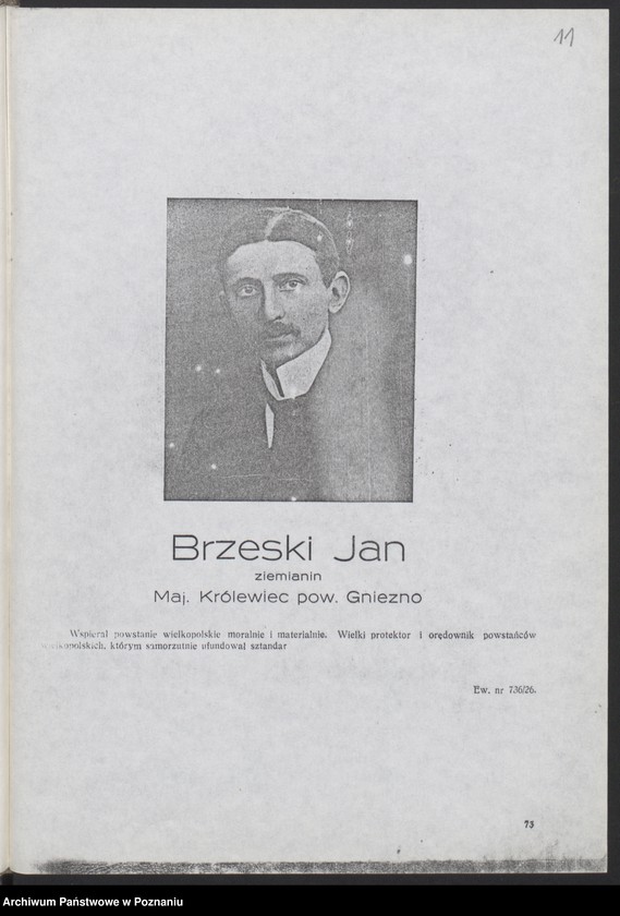 image.from.unit.number "Album pamiątkowy Powstańców Wielkopolskich [ze wstępem pt. "Organizacja i wybuch powstania w Nowotomyskim"]"