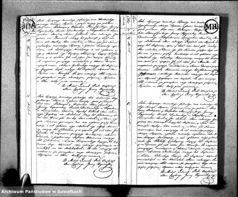image.from.unit.number "Akta Urodzonych Gminy Kopciowskiey od 1-go Stycznia 1815"