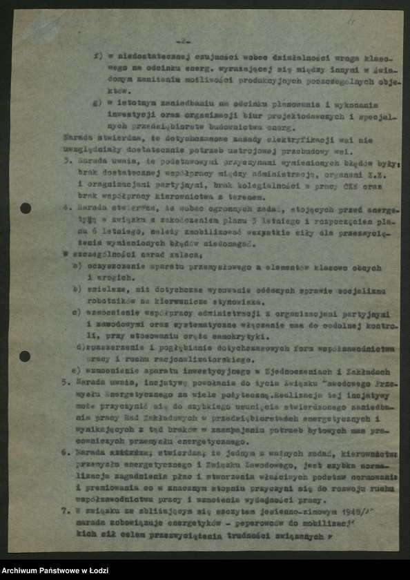 Obraz 12 z jednostki "Rezolucje z krajowych narad aktywu"