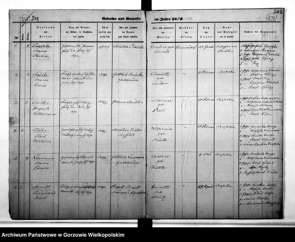 image.from.unit.number "Duplikate der Kirchenbücher von der Parochie Kladow: Kladow (Kłodawa), Heinersdorf (Chwalęcice), Himmelstädt (Mironice), Marienspring (Marzęcin)"