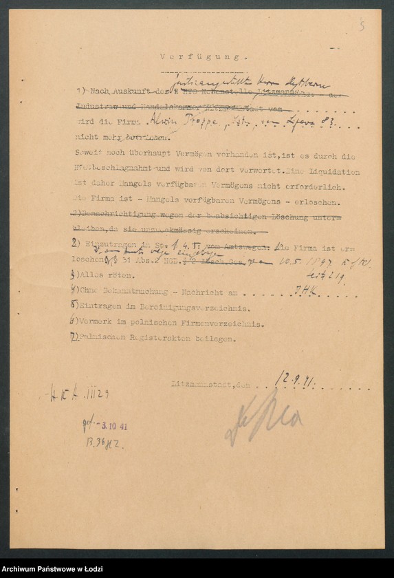 Obraz 7 z jednostki "Alwin Proppe- przędzalnia i szarparnia zarobkowa"