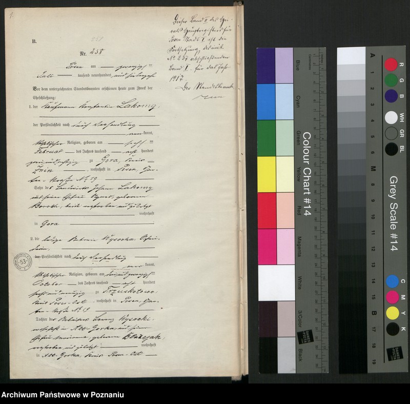 Obraz 3 z jednostki "Księga miejscowa małżeństw tom II [Rejestr główny małżeństw]"