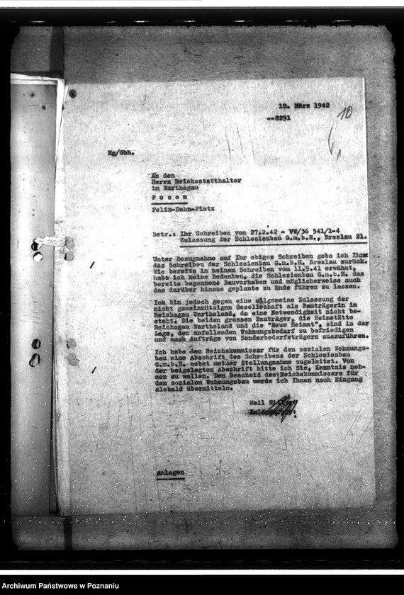 Obraz 14 z jednostki "Wohnungsgesellschaft in Leslau"