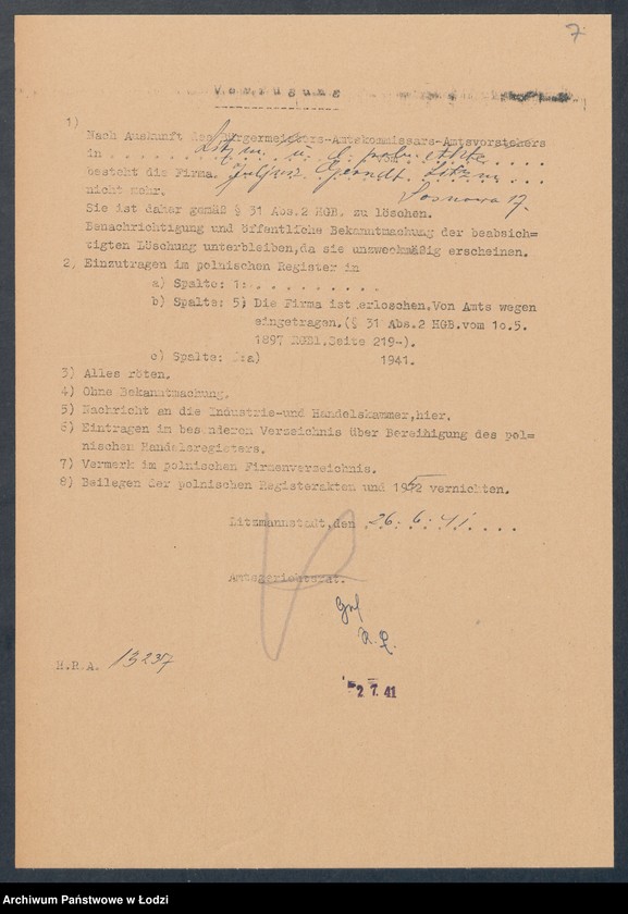 Obraz 9 z jednostki "Juljusz Gerndt – sklep rzeźniczy"