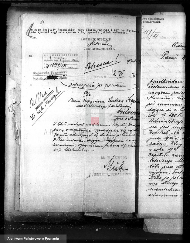 image.from.unit.number "Majętność / leśna/ Konradów w powiecie ostrowskim"