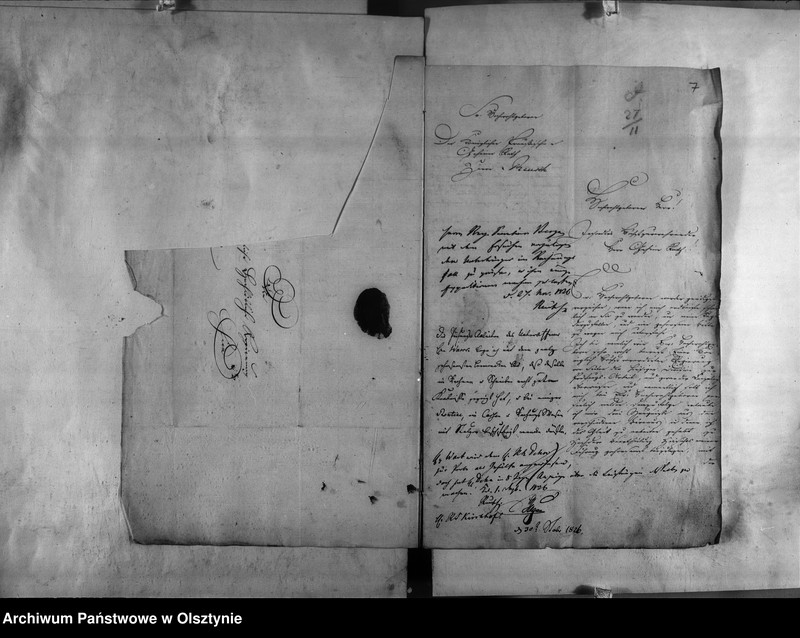image.from.unit.number "Versorgungs Gesuch des Unteroffizier Warck [Heinrich]"
