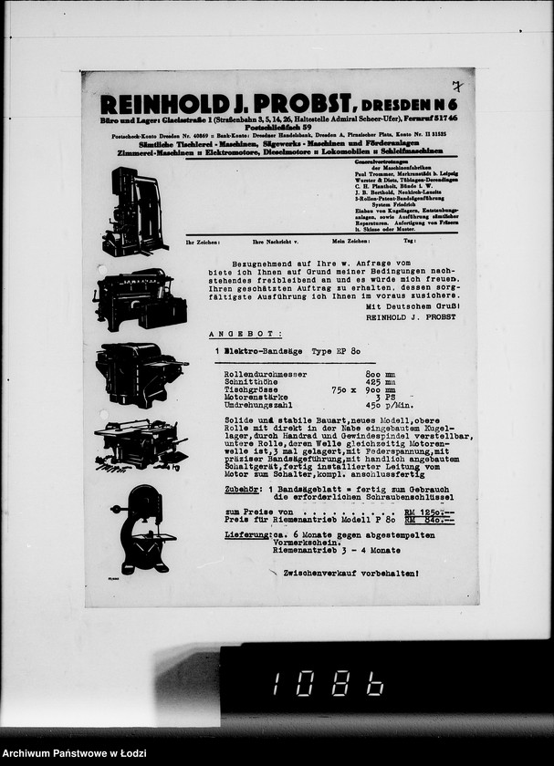 Obraz 11 z jednostki "Aufträge 15101-15108 und Rechnungen Firma R.Greulich Breslau.Chemische Produkte"