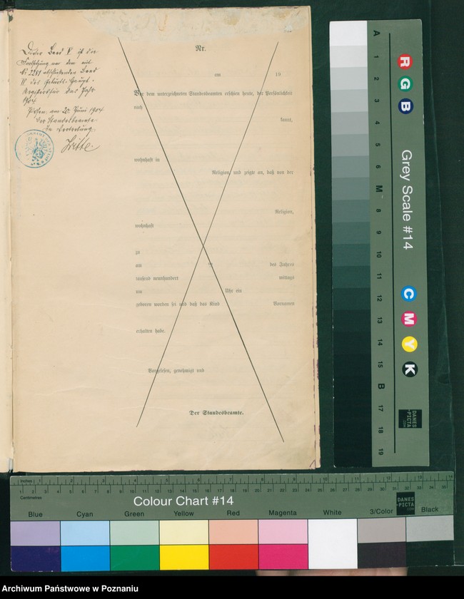 Obraz 2 z jednostki "Księga miejscowa urodzeń tom V"