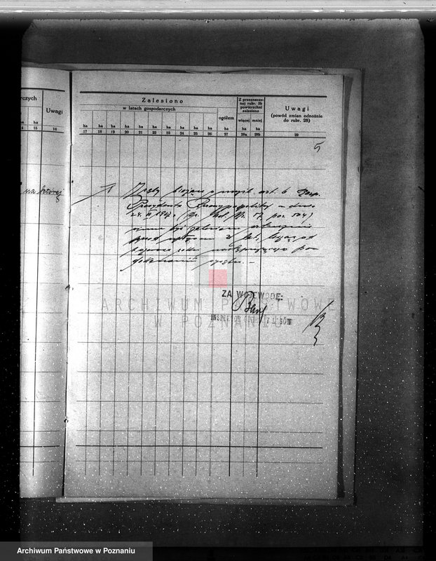 image.from.unit.number "/Szczegółowy plan zalesień i cięć lasu dla majętności Rudki powiat szamotulski 1929-1939"