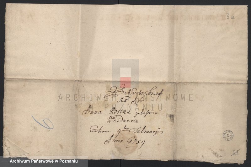 image.from.unit.number "Cech stolarzy w Lesznie - listy urodzenia"