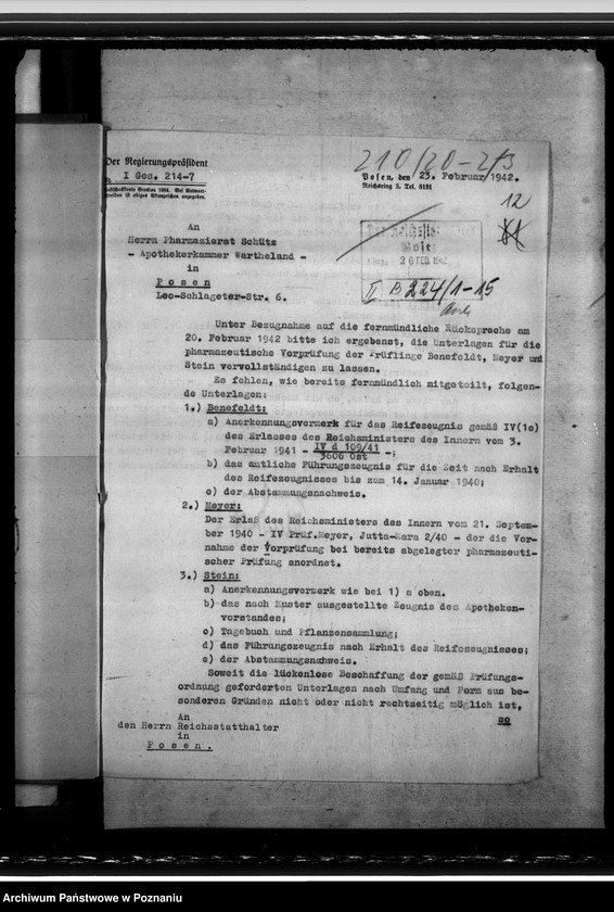 Obraz 17 z jednostki "Notdienstverpflichtung der Apotheker"