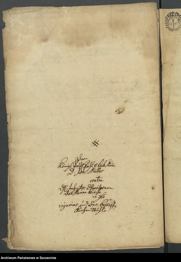image.from.unit.number "Regierungsrat Laurens und Rat Johann Müller gegen die Vorsteher der Marienkirche zu Stargard wegen der Kirchenstühle des Gregor Peßke"