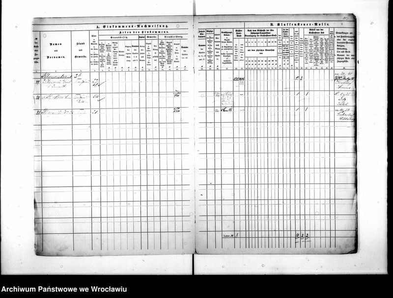 image.from.unit.number "Klassensteuerrolle nebst Eikommens - Nachweisung"