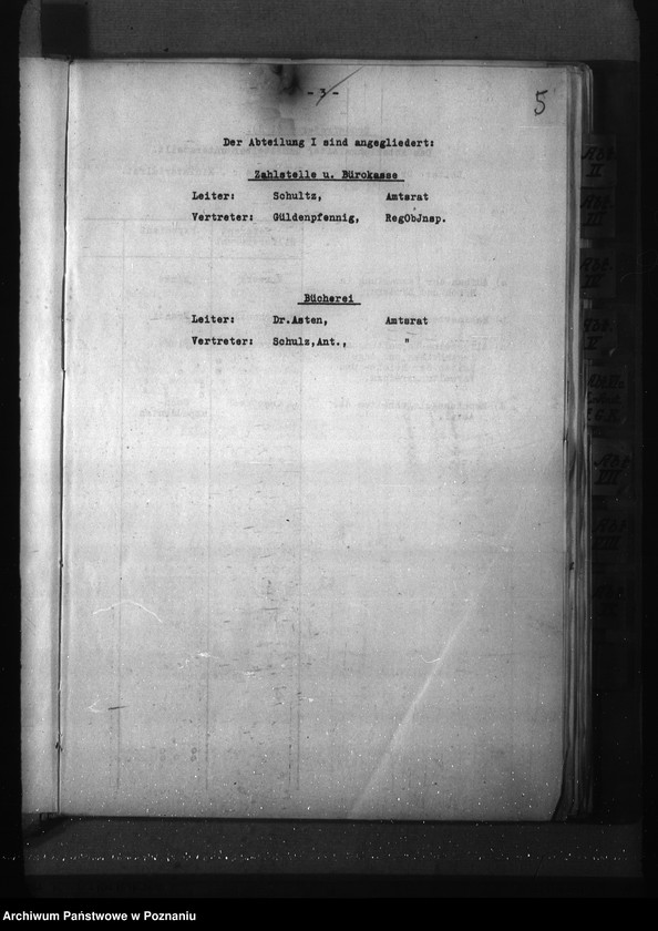 Obraz 8 z jednostki "Geschäftsverteilungsplan des Reichsministerium für Ernährung und Landwirtschaft"