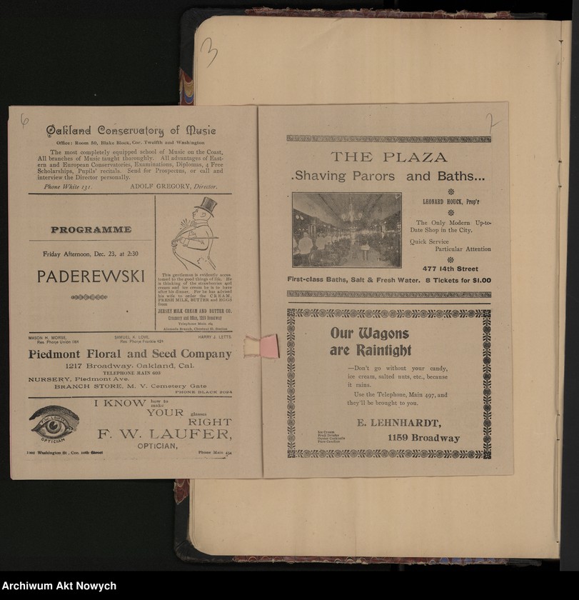 image.from.unit.number "Amérigue (Programy koncertów w czasie tourneé w Stanach Zjednoczonych i Australii)"