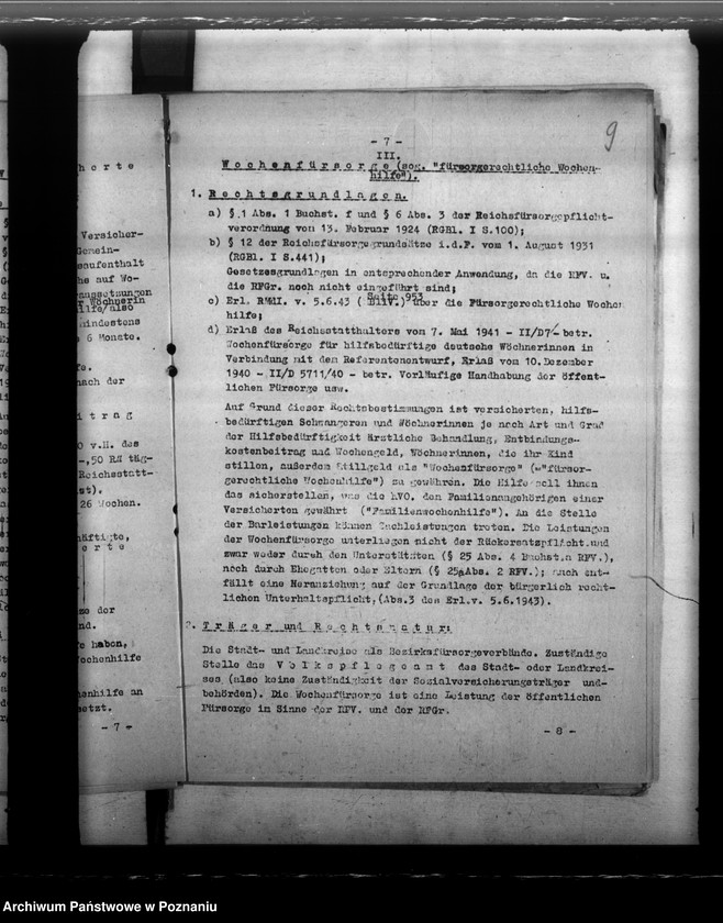 Obraz 13 z jednostki "Gesundheitspflege für werdende Mutter. Musterung der Wehrpflichtigen. Fliegenbekämpfung - Gesundheitliche Betreuung der Zivilbevölkerung"