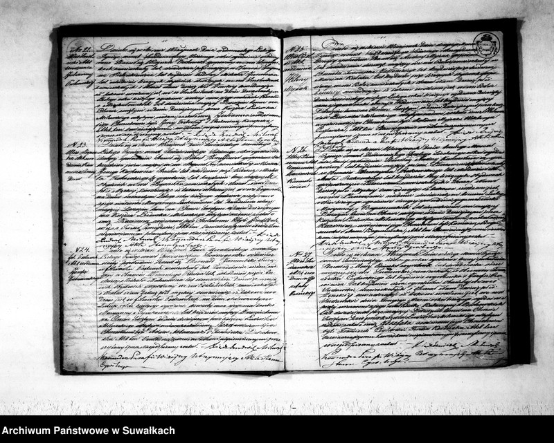 Obraz 8 z jednostki "[Duplikat akt urodzonych, zaślubionych i zmarłych]"