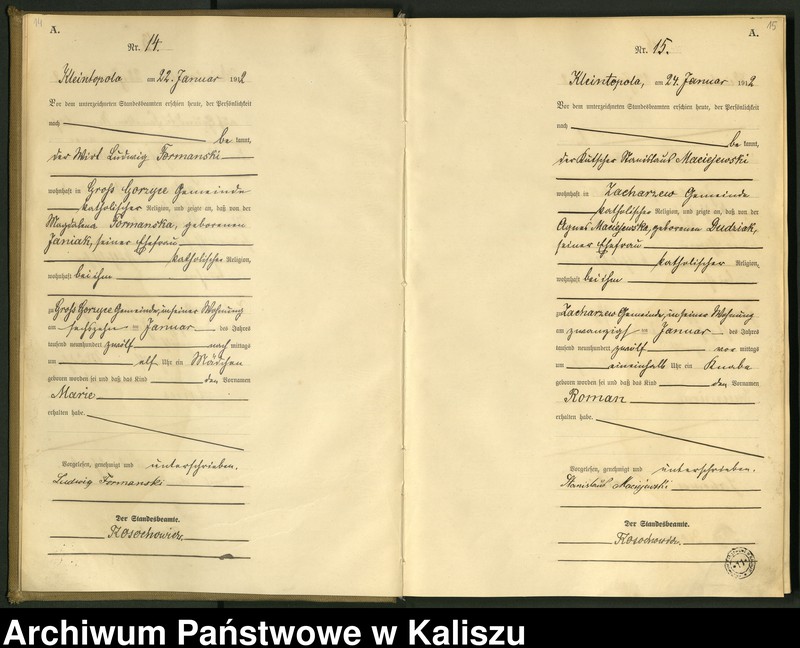 Obraz 11 z jednostki "[Księga urodzeń]"