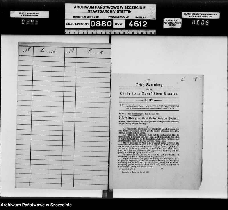 image.from.unit.number "Errichtung von Rentengütern, vol. I"