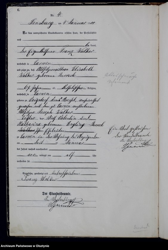 image.from.unit.number "Sterbe-Haupt-Register Nr 1 - 217"