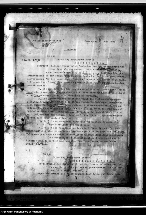 Obraz 8 z jednostki "Genzeinlasstellen. Vieheinfuhr"