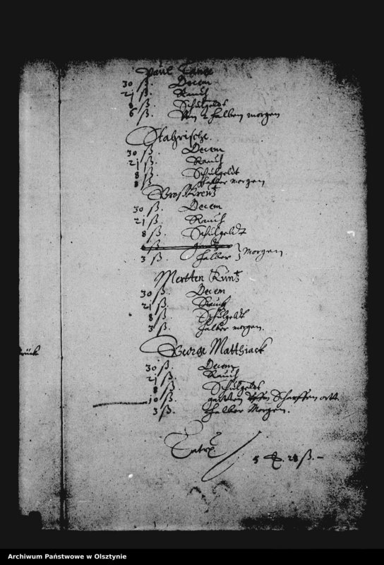 image.from.unit.number "Kirchen-Rechnung der Stadt Deutsch Eylau"