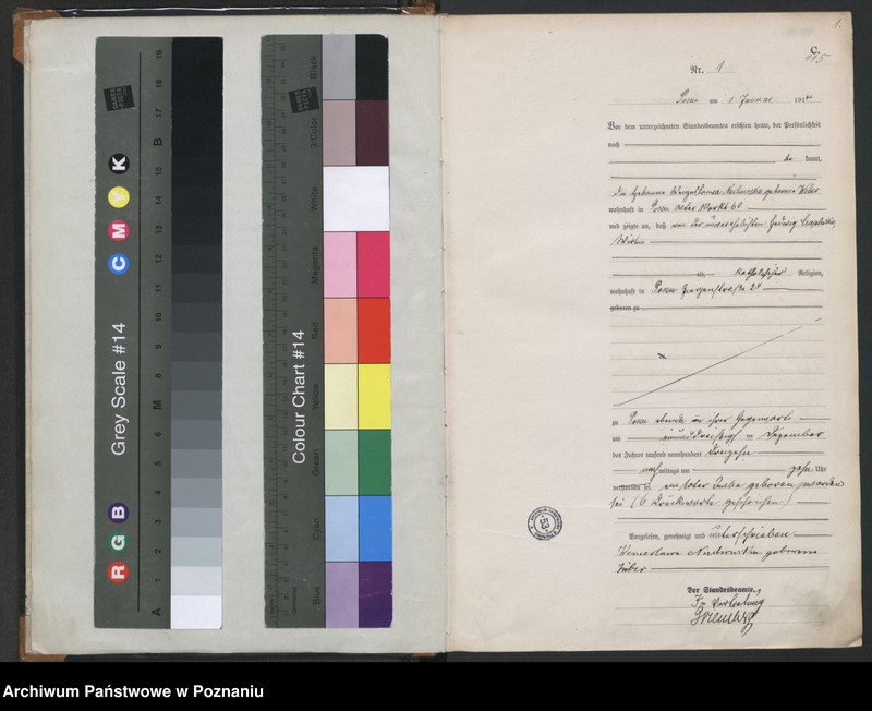 Obraz 3 z jednostki "Księga miejscowa zgonów tom I [Rejestr główny zgonów]"