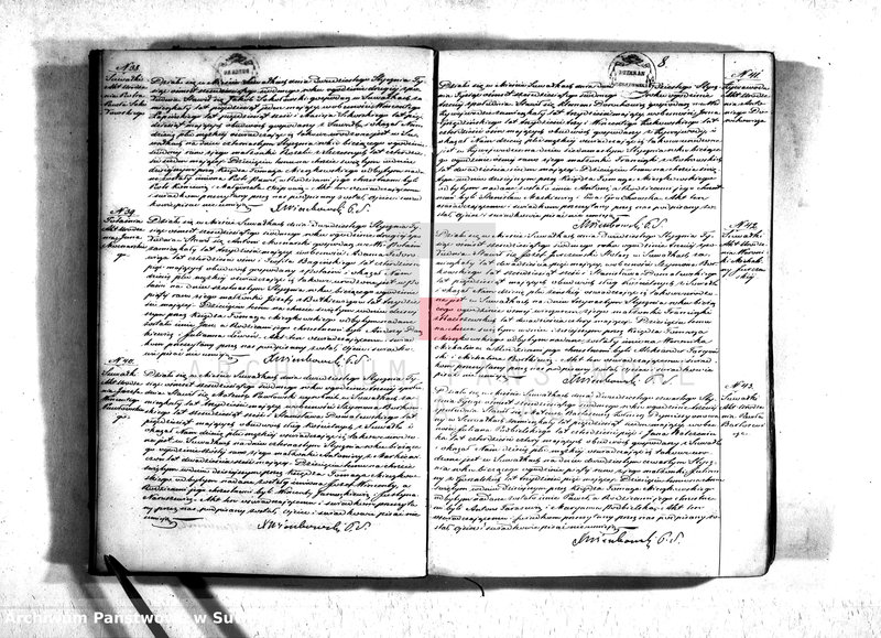 image.from.unit.number "Duplikat urodzonych, zaślubionych i zmarłych parafii suwalskiej na rok 1867"