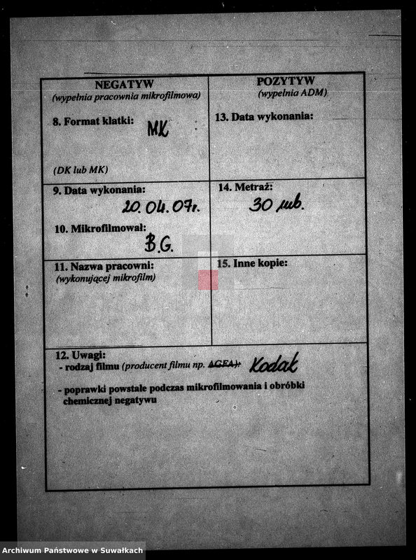 image.from.unit.number "Dowody do Akt Małżeństwa Gminy Wigierskiey od dnia 1-o Maja 1809 do dnia ostatniego kwietnia 1810 Roku."
