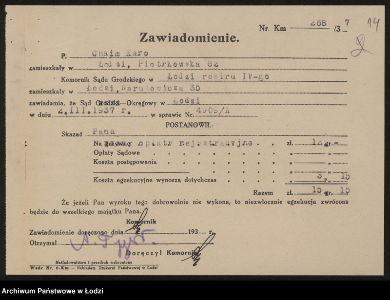 Obraz 16 z jednostki "Karo Chajm – prowadzenie cukierni"