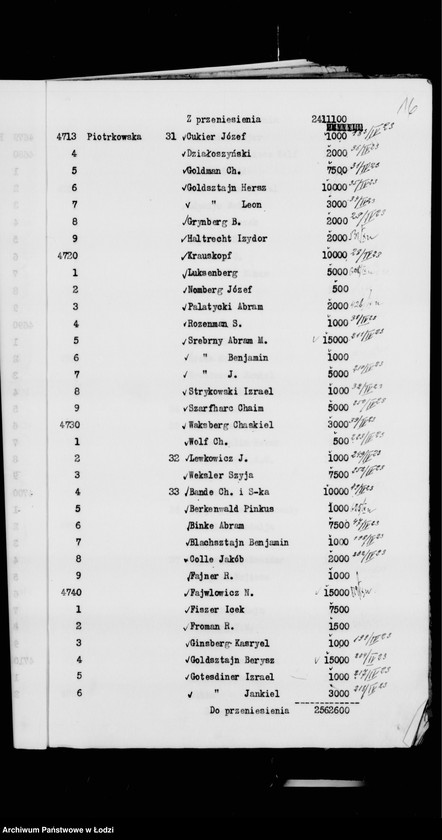 Obraz 20 z jednostki "Rejestr poborczy"