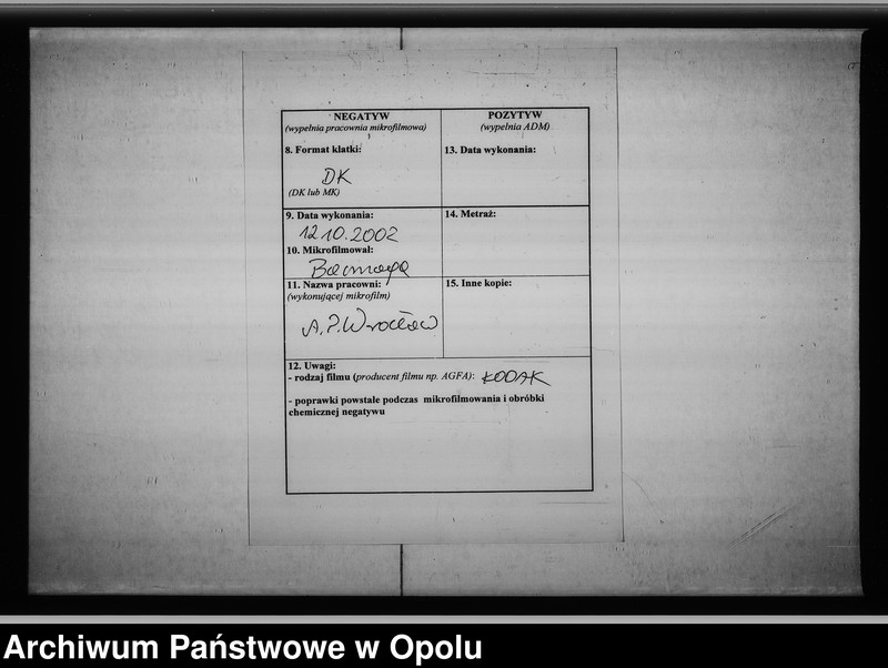 Obraz 3 z jednostki "Acta des Magistrats zu Oppeln betreffend Taxen der Gastwirthe und Flüssigkeits Maasse von 1846-48"