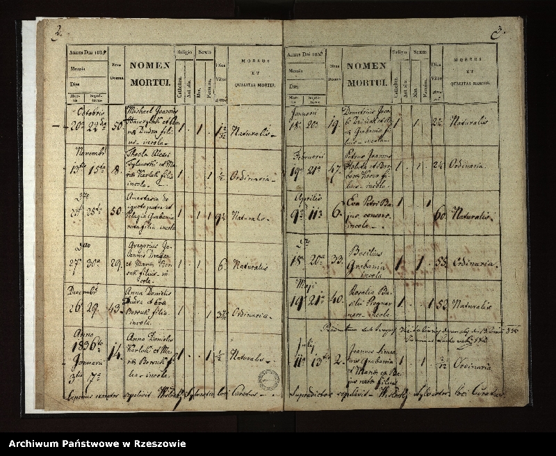 image.from.unit.number "Księga zgonów dla miejscowości Rozdziele"