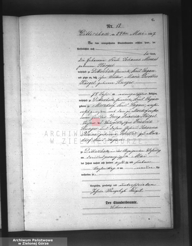 Obraz 16 z jednostki "[Księga aktów zgonów]"