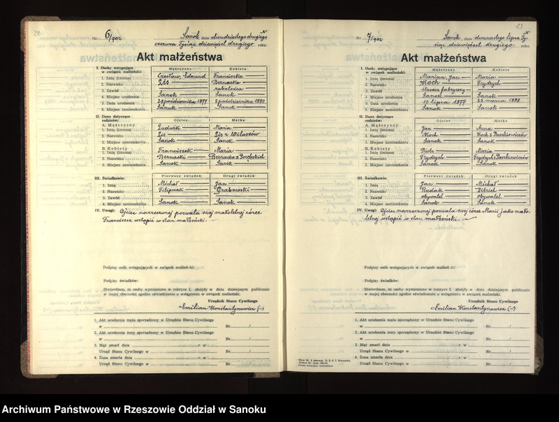 image.from.unit.number "Księga małżeństw"