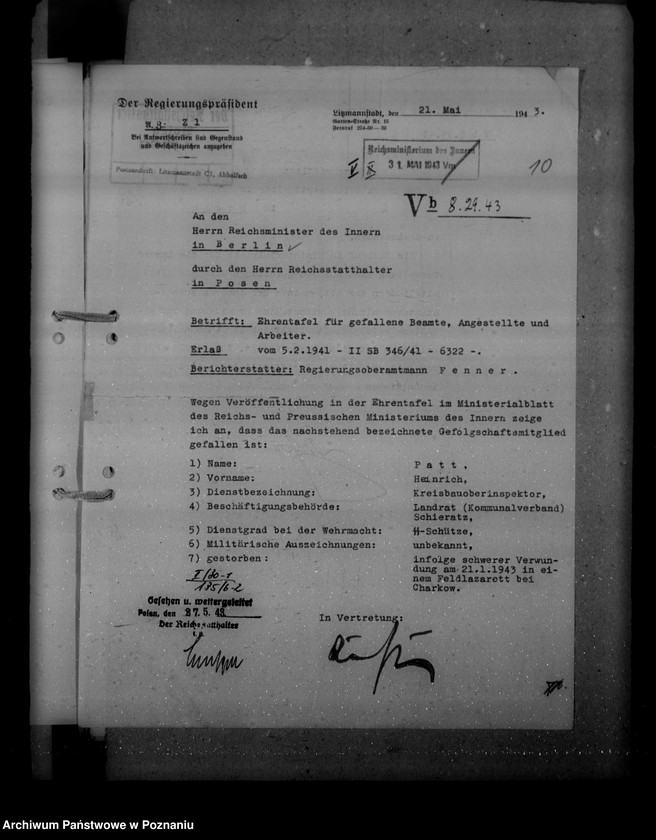 Obraz 15 z jednostki "Beamten des höheren, mittleren und einfachen Dienstes"