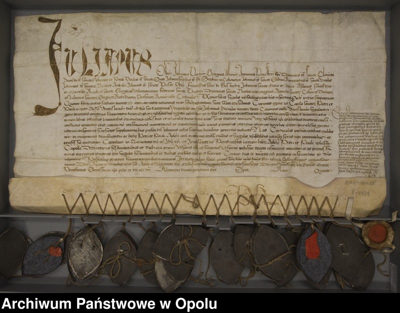 image.from.unit "1. Jan bp wrocławski przedstawia dokument kardynałów Kościoła rzymskiego (1496, 29 V Nisse) 2. Kardynałowie Kościoła rzymskiego nadają odpusty kościołowi św. Piotra i Pawła w Nysie (1496, 26 III Roma)"