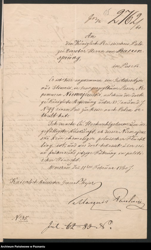 Obraz 19 z jednostki "A. betr. Josef Niemojewski, Gutsbesitzer"