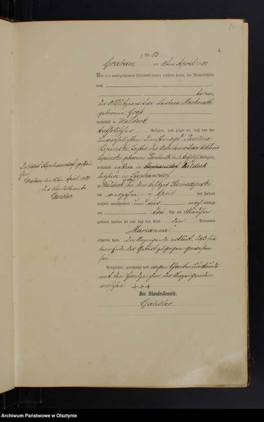 image.from.unit.number "Geburts-Haupt-Register Nr 1 -51,1 - 54, 1 - 43 , 1 - 49"