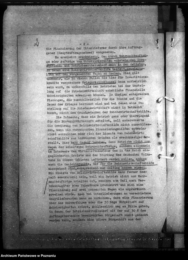 Obraz 6 z jednostki "Reichswirtschaftshilfe und Finanzierung von Wehrmachtsanträgen"