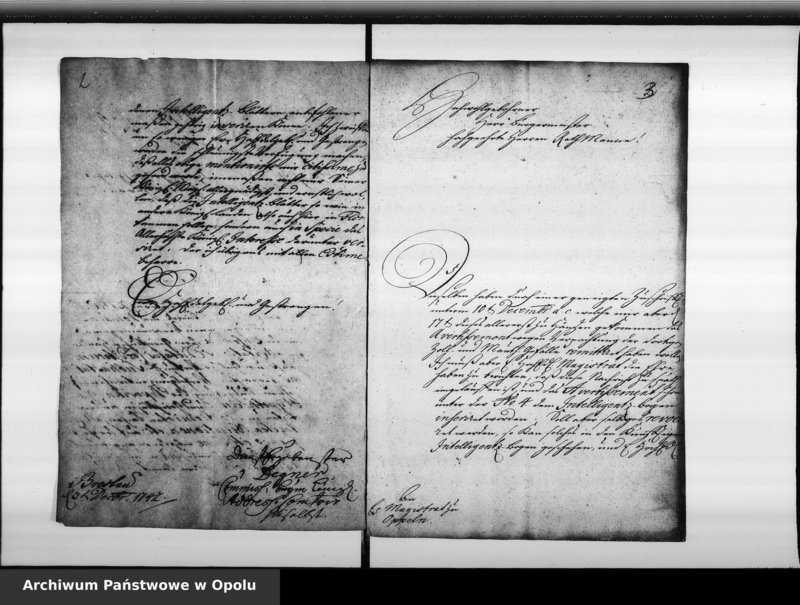 Obraz 6 z jednostki "Acta des Magistrats zu Oppeln betreffend die Inserenda in die Zeitungen und Intelligenz Blätter auch Provinzial Blätter"