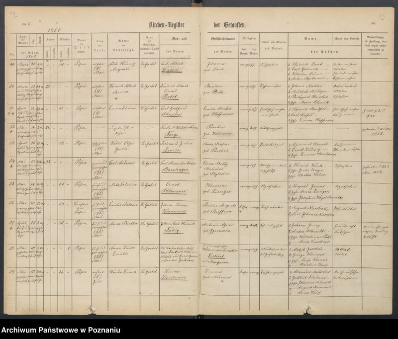 Obraz 10 z jednostki "Duplikat der Tauf, Trau und Sterberegister"