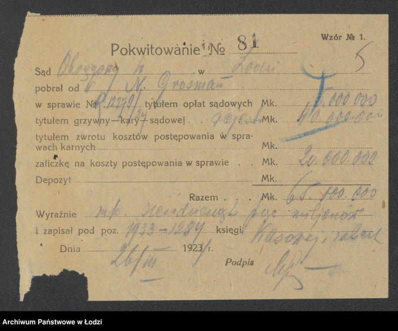 Obraz 7 z jednostki "Ruchla Grosman- sprzedaż ubrań męskich"