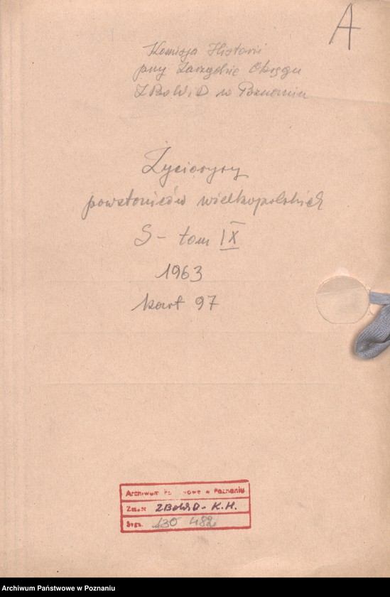 Obraz 7 z jednostki "Życiorysy powstańców wielkopolskich: S - tom lX /Sutkowski Józef - Szczepański Wojciech/."