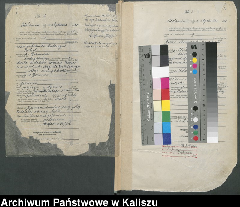 image.from.unit.number "Księga aktów urodzenia (pierwopis)"