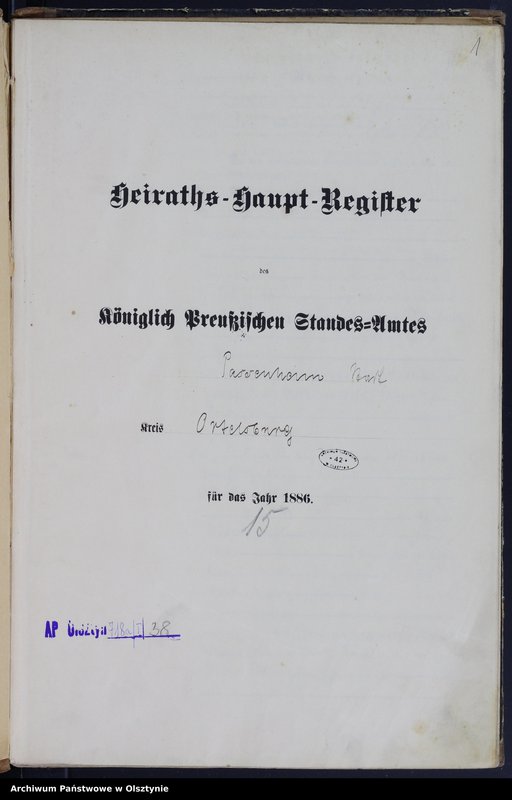 image.from.unit.number "Heiraths-Haupt-Register Nr 1 - 17"
